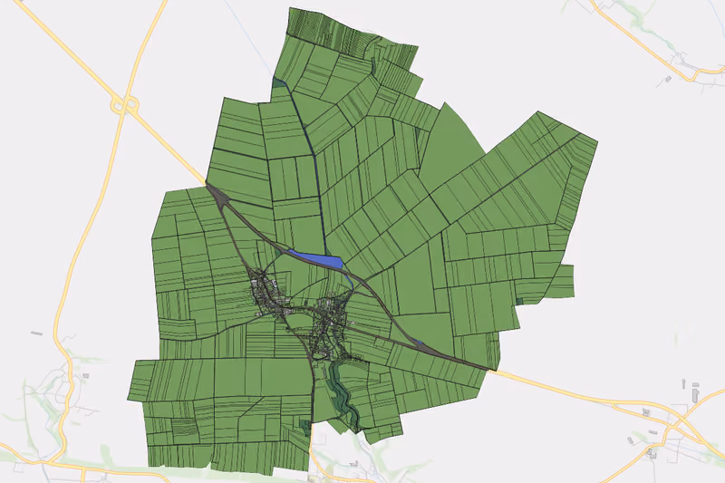 Kartenvorschau des Bodenverbrauchs der KG Seitzersdorf-Wolfpassing