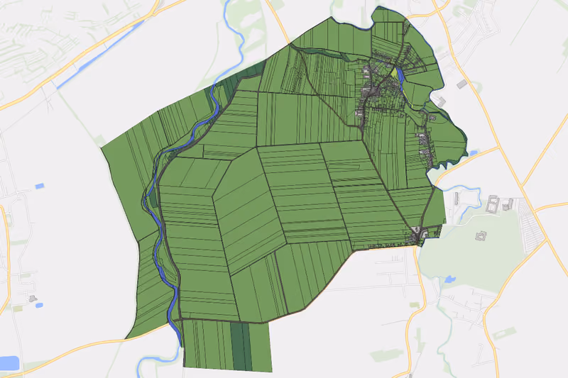 Kartenvorschau des Bodenverbrauchs der KG Sittendorf