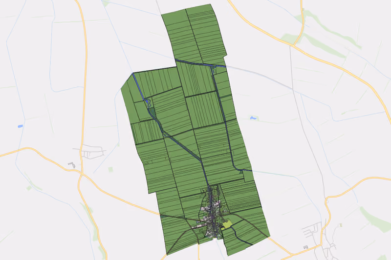 Kartenvorschau des Bodenverbrauchs der KG Hagendorf