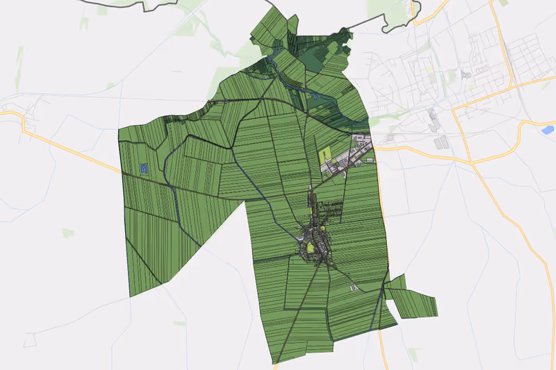 Kartenvorschau des Bodenverbrauchs der KG Hanfthal