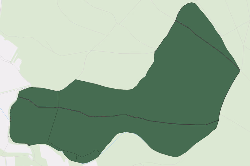 Kartenvorschau des Bodenverbrauchs der KG Hausleitnerwald