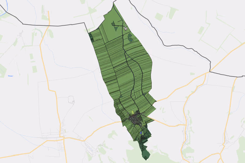 Kartenvorschau des Bodenverbrauchs der KG Pottenhofen