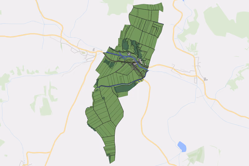 Kartenvorschau des Bodenverbrauchs der KG Wenzersdorf