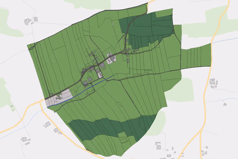 Kartenvorschau des Bodenverbrauchs der KG Unterthurnhofen