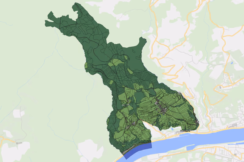 Kartenvorschau des Bodenverbrauchs der KG Auratsberg