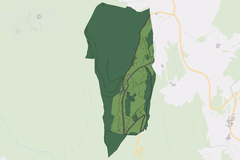 Kartenvorschau des Bodenverbrauchs der KG Öd