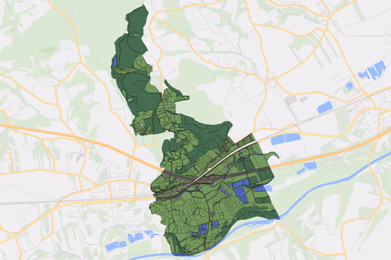 Kartenvorschau des Bodenverbrauchs der KG Kottingburgstall