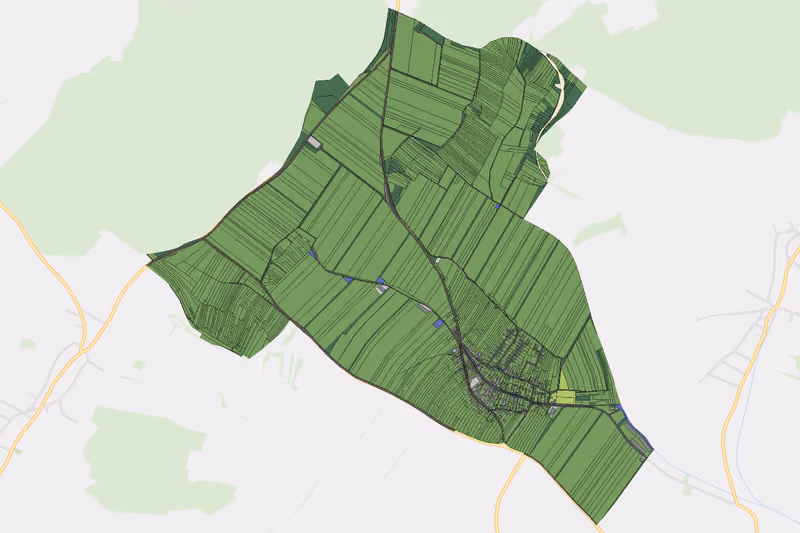 Kartenvorschau des Bodenverbrauchs der KG Atzelsdorf