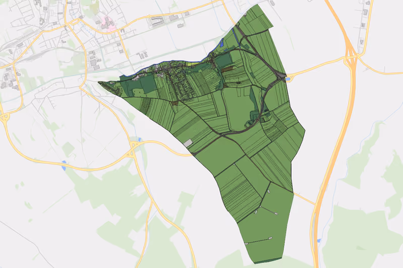 Kartenvorschau des Bodenverbrauchs der KG Ebendorf