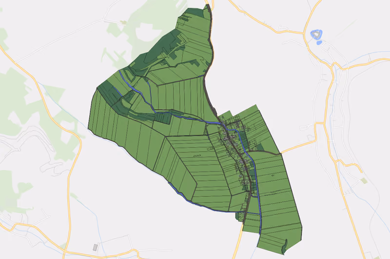 Kartenvorschau des Bodenverbrauchs der KG Nodendorf