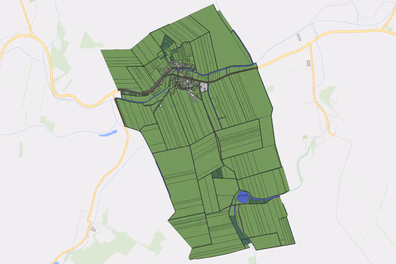 Kartenvorschau des Bodenverbrauchs der KG Pürstendorf