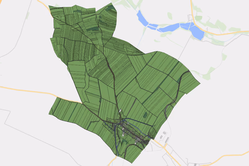 Kartenvorschau des Bodenverbrauchs der KG Martinsdorf