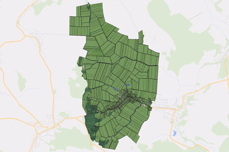 Kartenvorschau des Bodenverbrauchs der KG Oberkreuzstetten