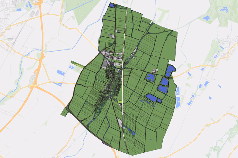 Kartenvorschau des Bodenverbrauchs der KG Münchendorf