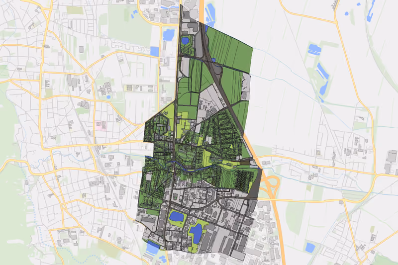Kartenvorschau des Bodenverbrauchs der KG Wiener Neudorf