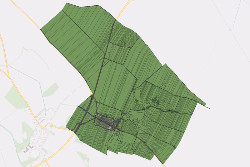 Kartenvorschau des Bodenverbrauchs der KG Pillersdorf