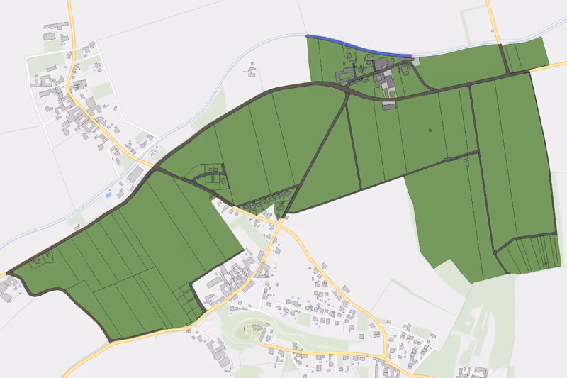 Kartenvorschau des Bodenverbrauchs der KG Eitzendorf