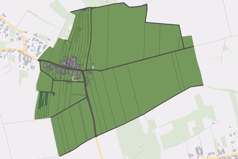 Kartenvorschau des Bodenverbrauchs der KG Landhausen