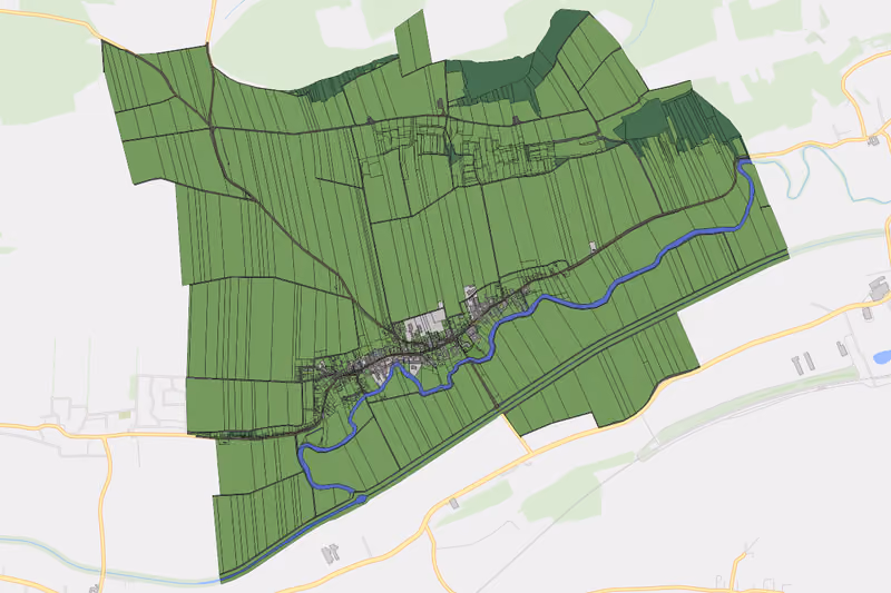 Kartenvorschau des Bodenverbrauchs der KG Langmannersdorf