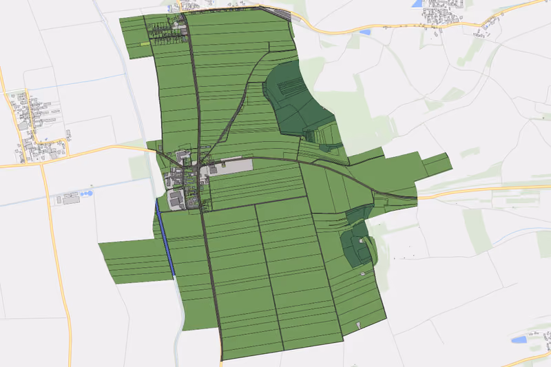Kartenvorschau des Bodenverbrauchs der KG Rottersdorf