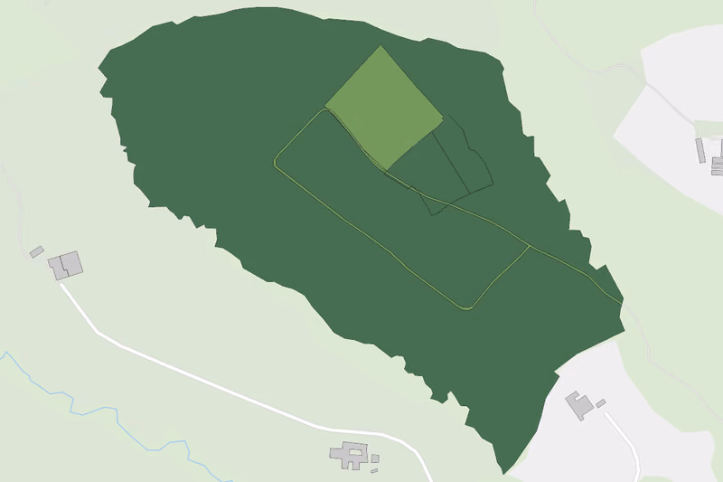 Kartenvorschau des Bodenverbrauchs der KG Dürnerhof