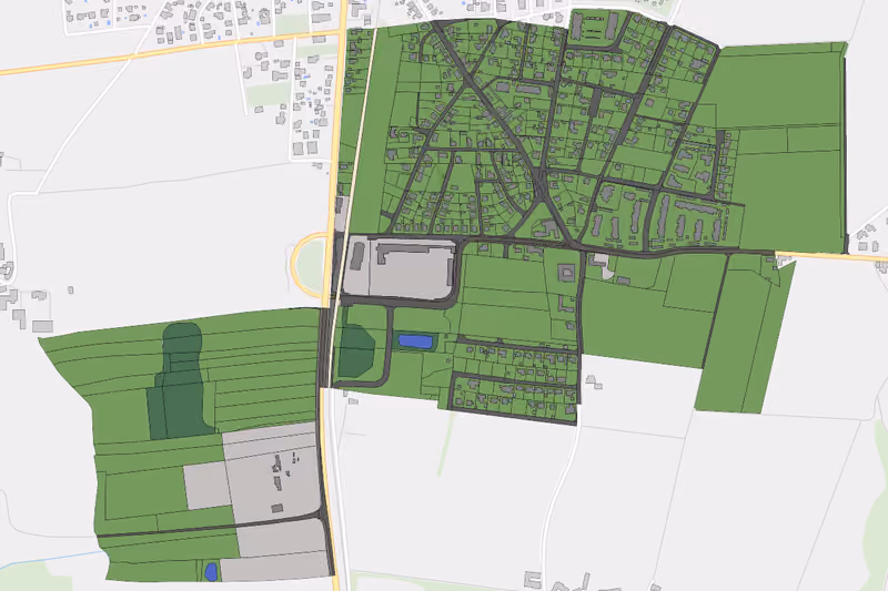 Kartenvorschau des Bodenverbrauchs der KG Eggendorf
