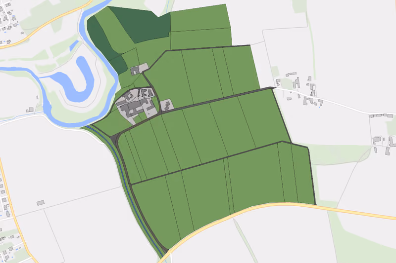 Kartenvorschau des Bodenverbrauchs der KG Eibelsau