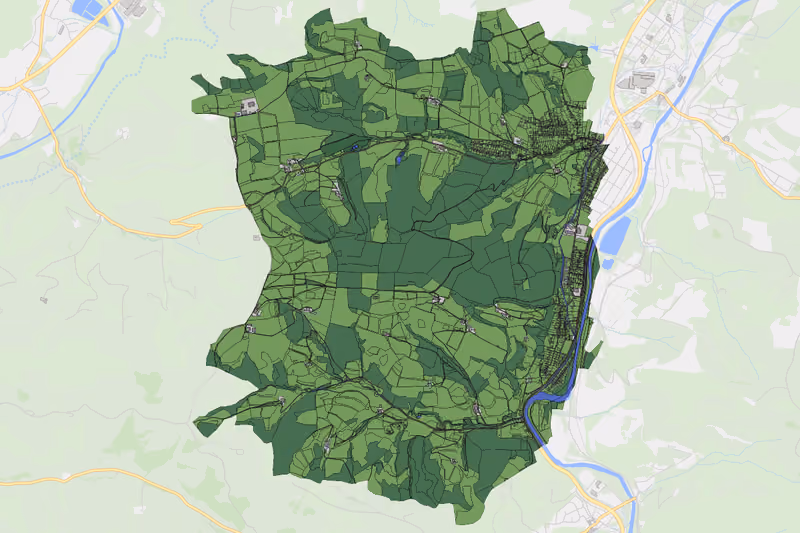 Kartenvorschau des Bodenverbrauchs der KG Göblasbruck