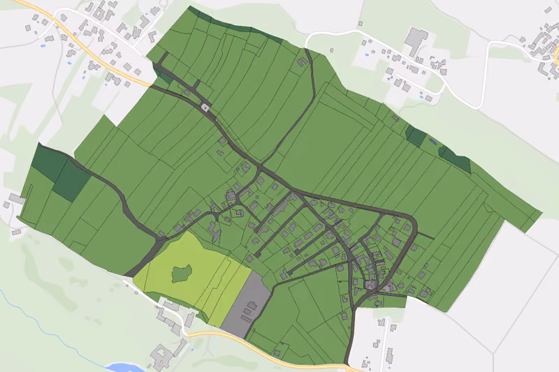 Kartenvorschau des Bodenverbrauchs der KG Griechenberg