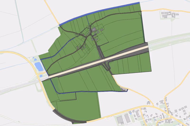Kartenvorschau des Bodenverbrauchs der KG Hetzersdorf
