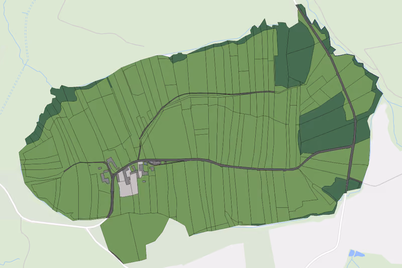 Kartenvorschau des Bodenverbrauchs der KG Hummelberg bei Pyhra