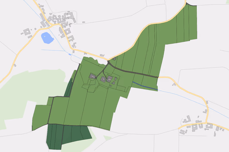 Kartenvorschau des Bodenverbrauchs der KG Mitterndorf