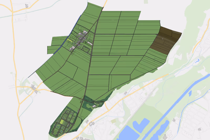 Kartenvorschau des Bodenverbrauchs der KG Ragelsdorf