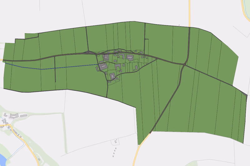 Kartenvorschau des Bodenverbrauchs der KG Stainingsdorf