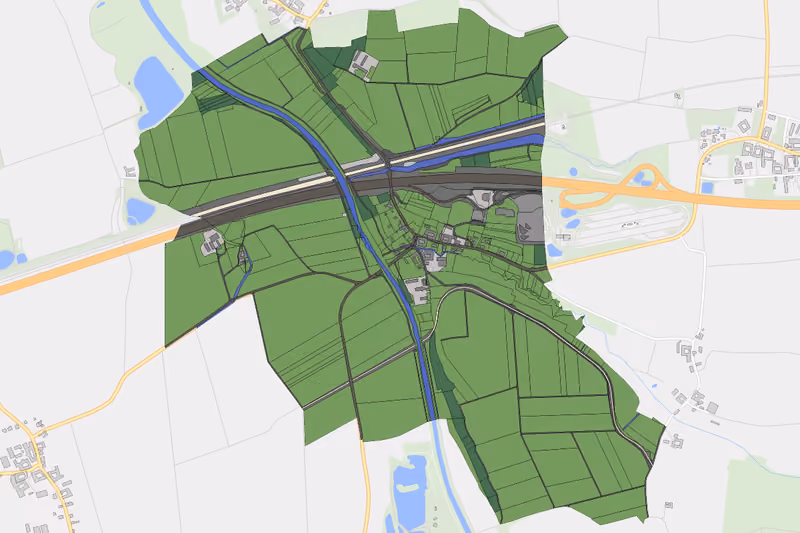 Kartenvorschau des Bodenverbrauchs der KG Völlerndorf