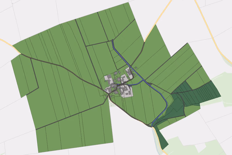 Kartenvorschau des Bodenverbrauchs der KG Wernersdorf
