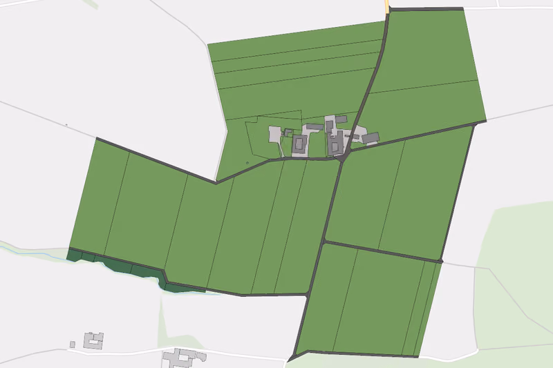 Kartenvorschau des Bodenverbrauchs der KG Wetzersdorf