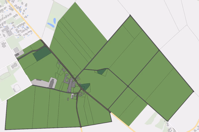 Kartenvorschau des Bodenverbrauchs der KG Wultendorf