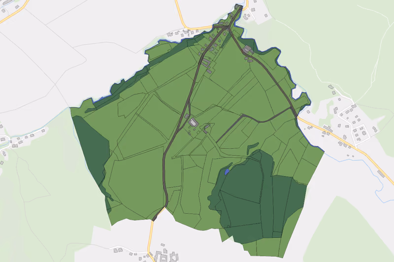 Kartenvorschau des Bodenverbrauchs der KG Geigelberg