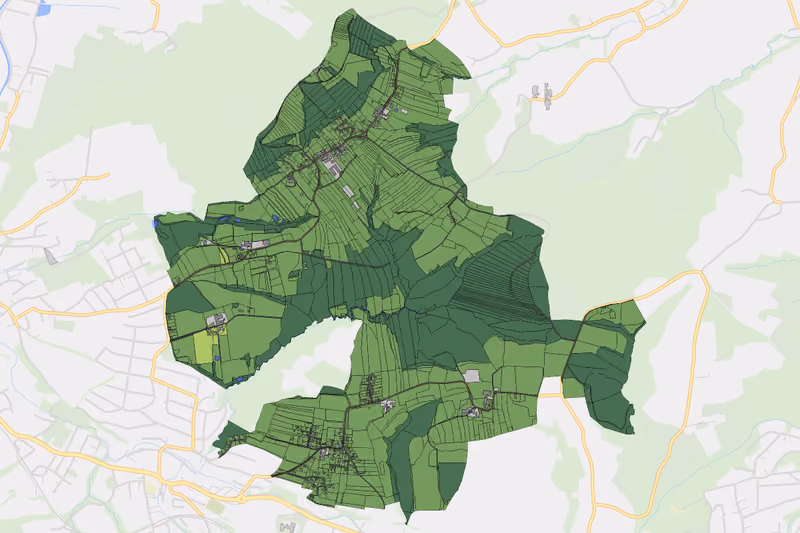 Kartenvorschau des Bodenverbrauchs der KG Großraßberg