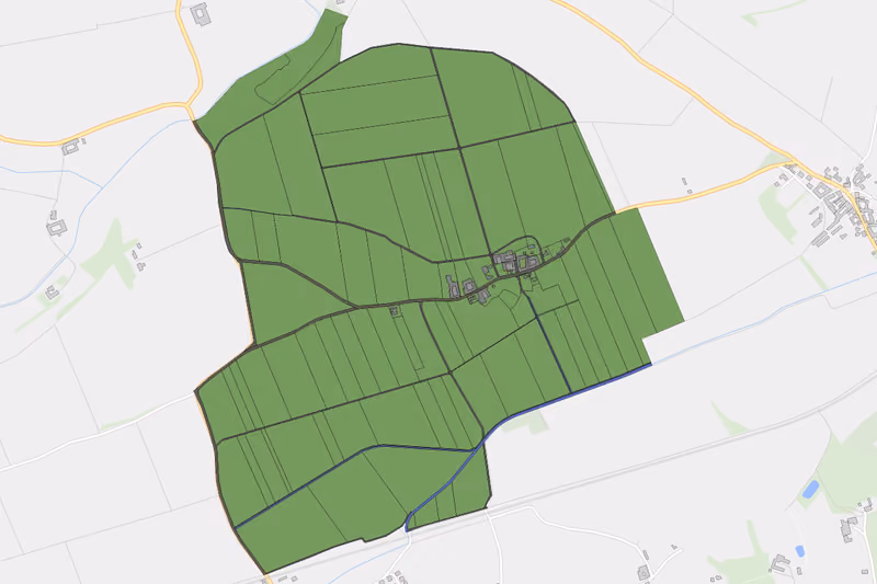 Kartenvorschau des Bodenverbrauchs der KG Wolfersdorf