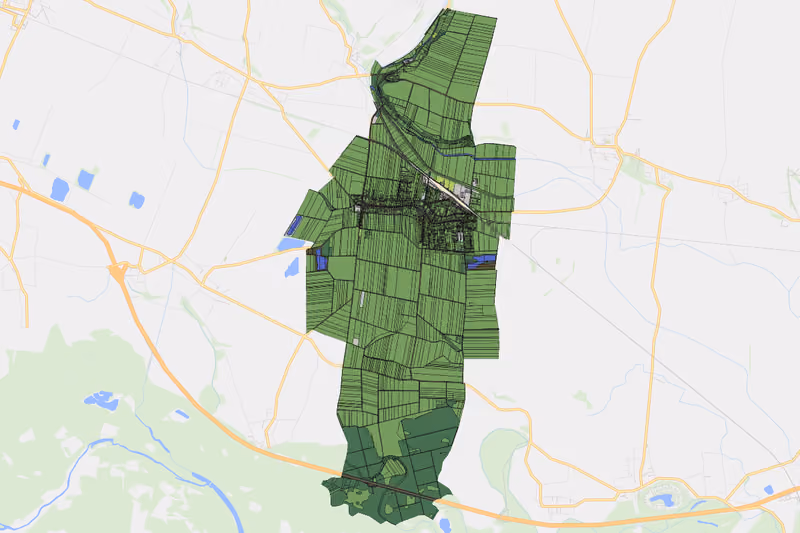 Kartenvorschau des Bodenverbrauchs der KG Absdorf