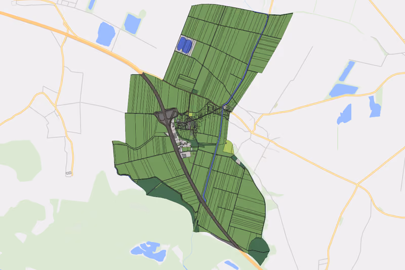 Kartenvorschau des Bodenverbrauchs der KG Frauendorf