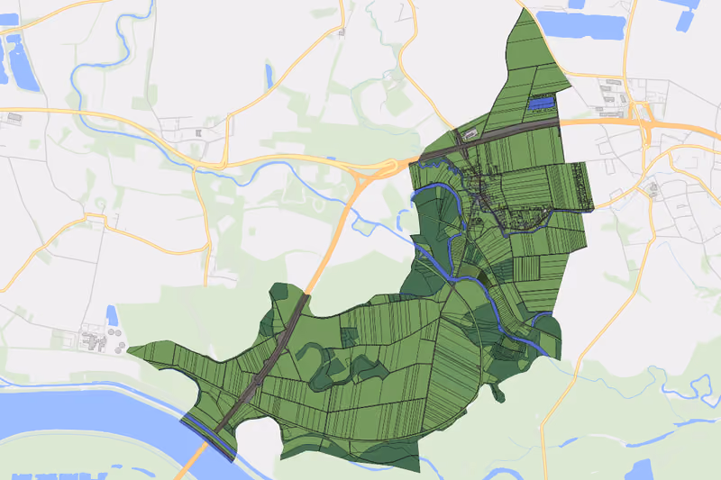 Kartenvorschau des Bodenverbrauchs der KG Jettsdorf
