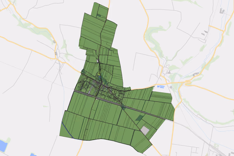 Kartenvorschau des Bodenverbrauchs der KG Königsbrunn