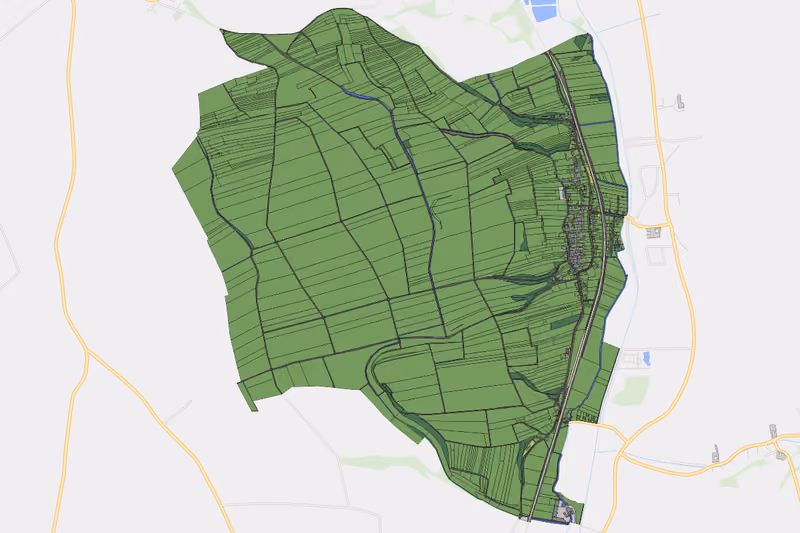 Kartenvorschau des Bodenverbrauchs der KG Großwiesendorf