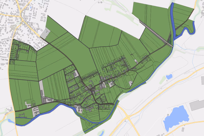 Kartenvorschau des Bodenverbrauchs der KG Atzenbrugg