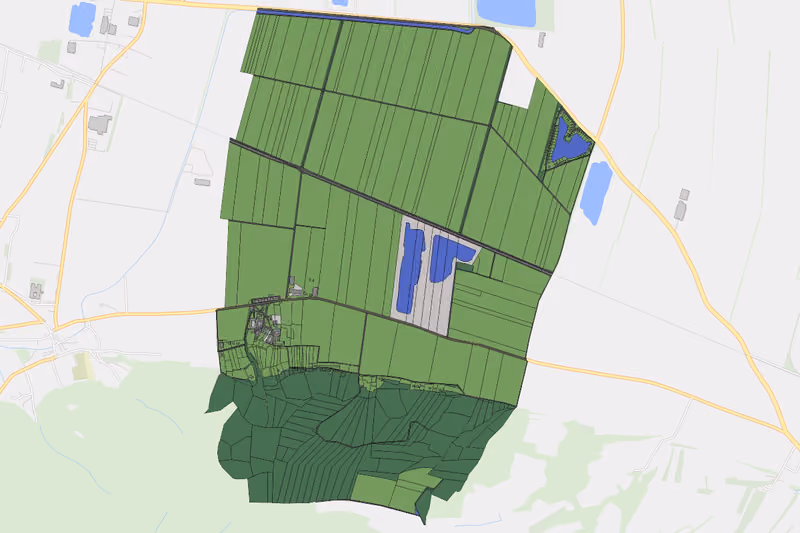 Kartenvorschau des Bodenverbrauchs der KG Baumgarten bei Reidling