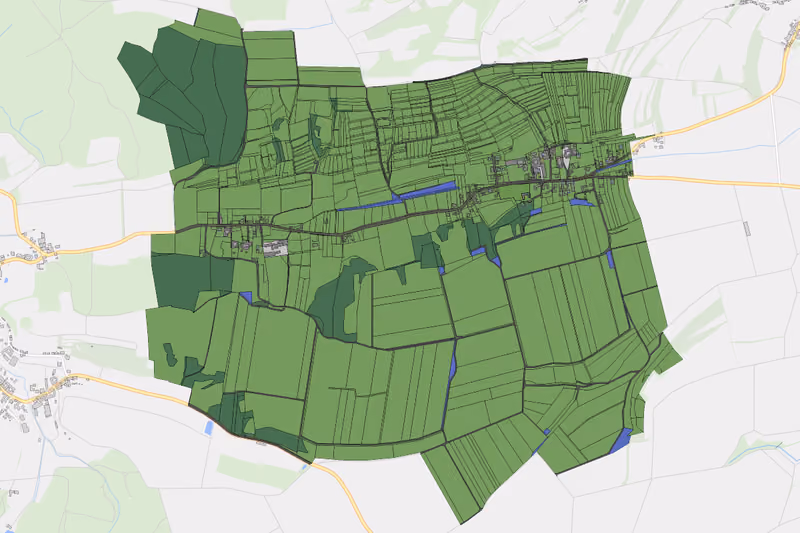 Kartenvorschau des Bodenverbrauchs der KG Hütteldorf