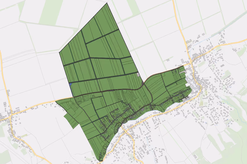 Kartenvorschau des Bodenverbrauchs der KG Katzelsdorf an der Zeil
